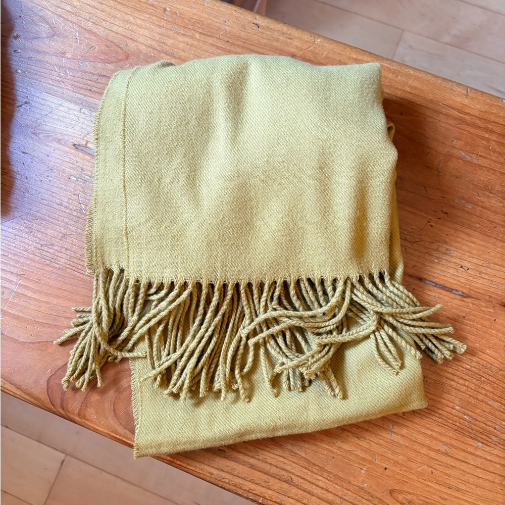 4/$25 Mustard Yellow Scarf